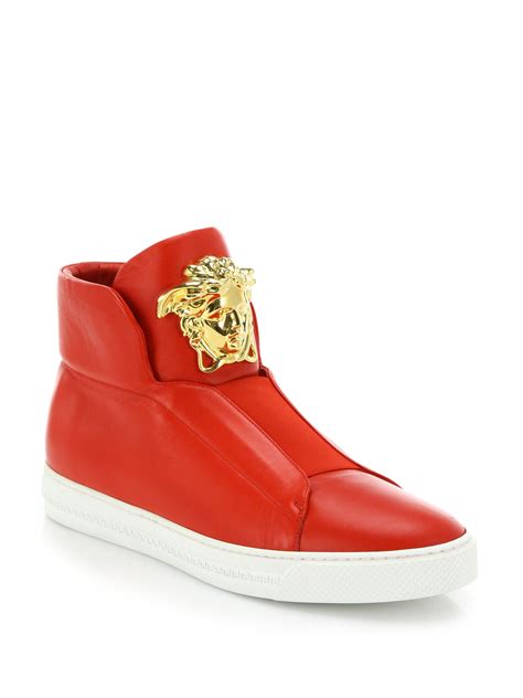 men's versace sneakers|high top Versace sneakers men.